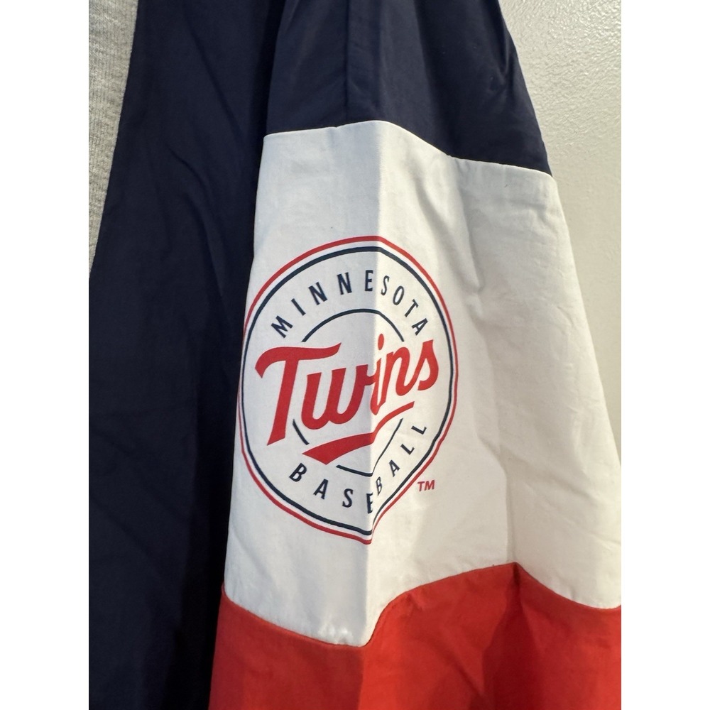 New Minnesota Twins Retro Starter Full Zip Light Jacket Medium MLB Hoodie - Picture 3 of 7